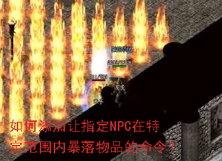 ���������ָ��NPC���ض���Χ�ڱ�����Ʒ�����