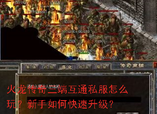 火龙传奇三端互通私服怎么玩?新手如何快速升级? 火龙传奇三端互通私服怎么玩?新手如何快速升级?