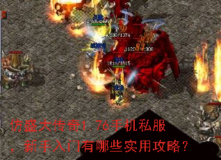 仿盛大传奇1.76手机私服,新手入门有哪些实用攻略? 仿盛大传奇1.76手机私服,新手入门有哪些实用攻略?