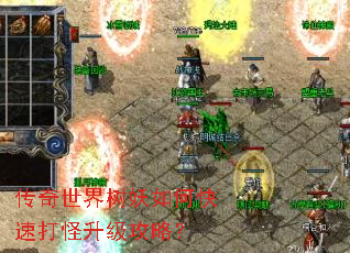 传奇世界树妖如何快速打怪升级攻略? 传奇世界树妖如何快速打怪升级攻略?