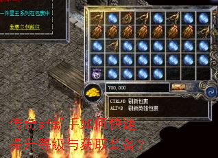 传奇sf新手如何快速提升等级与获取装备? 传奇sf新手如何快速提升等级与获取装备?