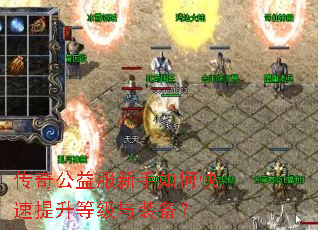 传奇公益服新手如何快速提升等级与装备? 传奇公益服新手如何快速提升等级与装备?