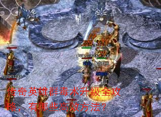 传奇英雄群毒术升级全攻略,有哪些高效方法? 传奇英雄群毒术升级全攻略,有哪些高效方法?