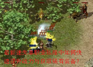 最新迷失单职业私服中如何快速提升战力与获取稀有装备? 最新迷失单职业私服中如何快速提升战力与获取稀有装备?