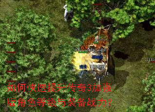 如何快速提升传奇3加强版角色等级与装备战力? 如何快速提升传奇3加强版角色等级与装备战力?
