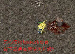 无心汉化组RPG传奇直装下载后如何快速升级? 无心汉化组RPG传奇直装下载后如何快速升级?