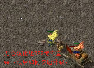 无心汉化组RPG传奇直装下载后如何快速升级? 无心汉化组RPG传奇直装下载后如何快速升级?