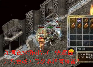 如何在水浒q传sf中快速提升角色战力与获取稀有装备? 如何在水浒q传sf中快速提升角色战力与获取稀有装备?