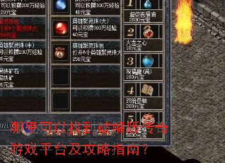 ��������ҵ��ƽ�洫����Ϸƽ̨������ָ�ϣ�