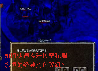 如何快速提升传奇私服永恒的经典角色等级? 如何快速提升传奇私服永恒的经典角色等级?