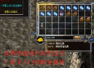如何快速提升角色战力?新手入门攻略全解析 如何快速提升角色战力?新手入门攻略全解析