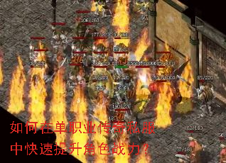 如何在单职业传奇私服中快速提升角色战力? 如何在单职业传奇私服中快速提升角色战力?