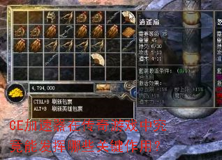 CE加速器在传奇游戏中究竟能发挥哪些关键作用? CE加速器在传奇游戏中究竟能发挥哪些关键作用?