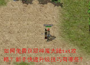 如何免费获取神魔大陆txt攻略?新手快速升级技巧有哪些? 如何免费获取神魔大陆txt攻略?新手快速升级技巧有哪些?