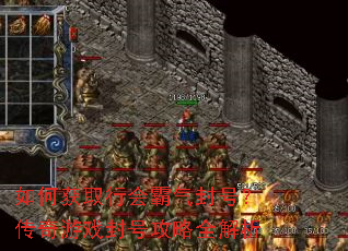 如何获取行会霸气封号?传奇游戏封号攻略全解析 如何获取行会霸气封号?传奇游戏封号攻略全解析