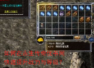 如何在永生传奇优书网快速提升战力与等级? 如何在永生传奇优书网快速提升战力与等级?