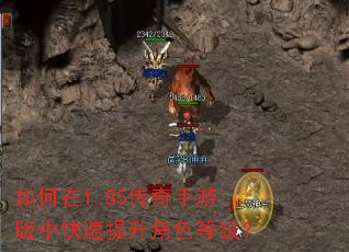如何在1.85传奇手游版中快速提升角色等级? 如何在1.85传奇手游版中快速提升角色等级?
