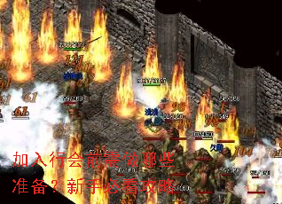 加入行会前需做哪些准备?新手必看攻略 加入行会前需做哪些准备?新手必看攻略