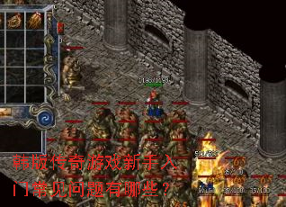 韩版传奇游戏新手入门常见问题有哪些? 韩版传奇游戏新手入门常见问题有哪些?